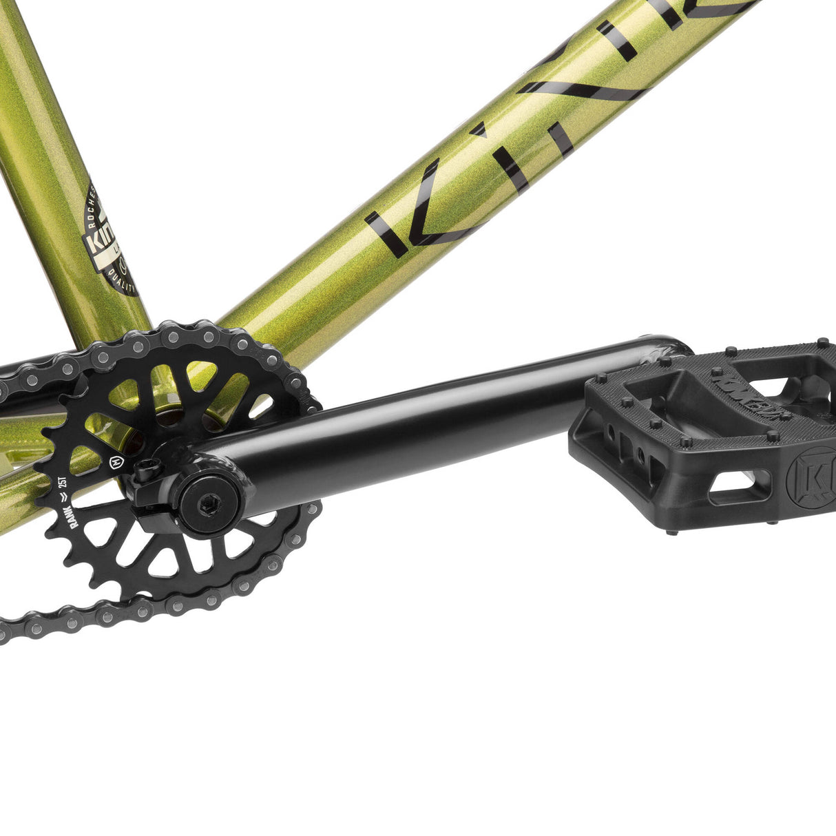 Kink Launch 2021 20" Complete BMX - Gloss Digital Lime