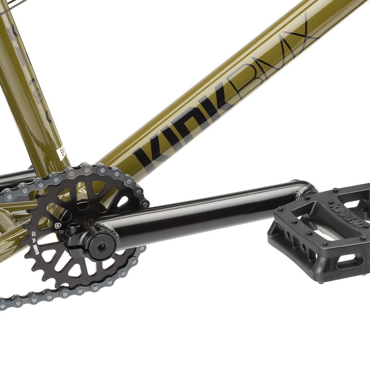 Kink Gap XL 21'' 2022 Complete BMX - Gloss Woodsmen Green