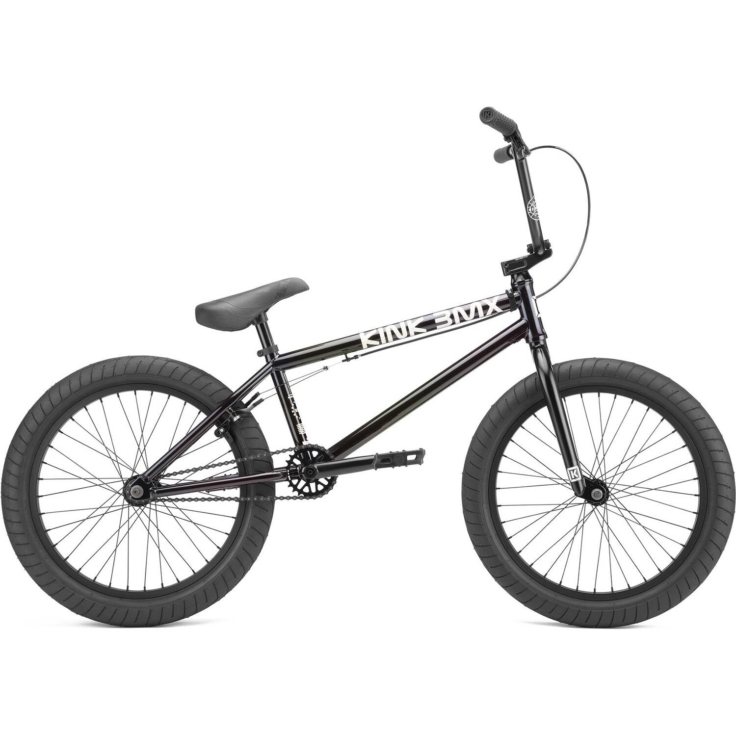 Kink Launch 20.25'' 2022 Complete BMX - Gloss Iridescent Black