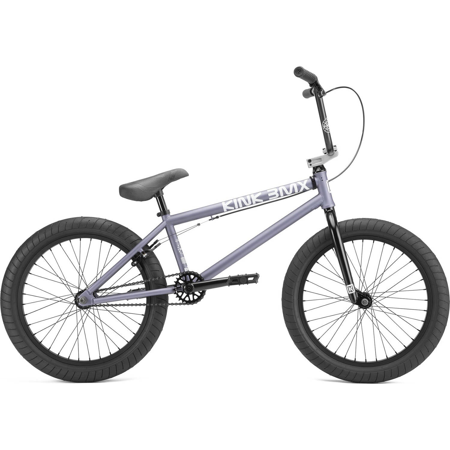 Kink Launch 20.25'' 2022 Complete BMX - Matte Storm Grey