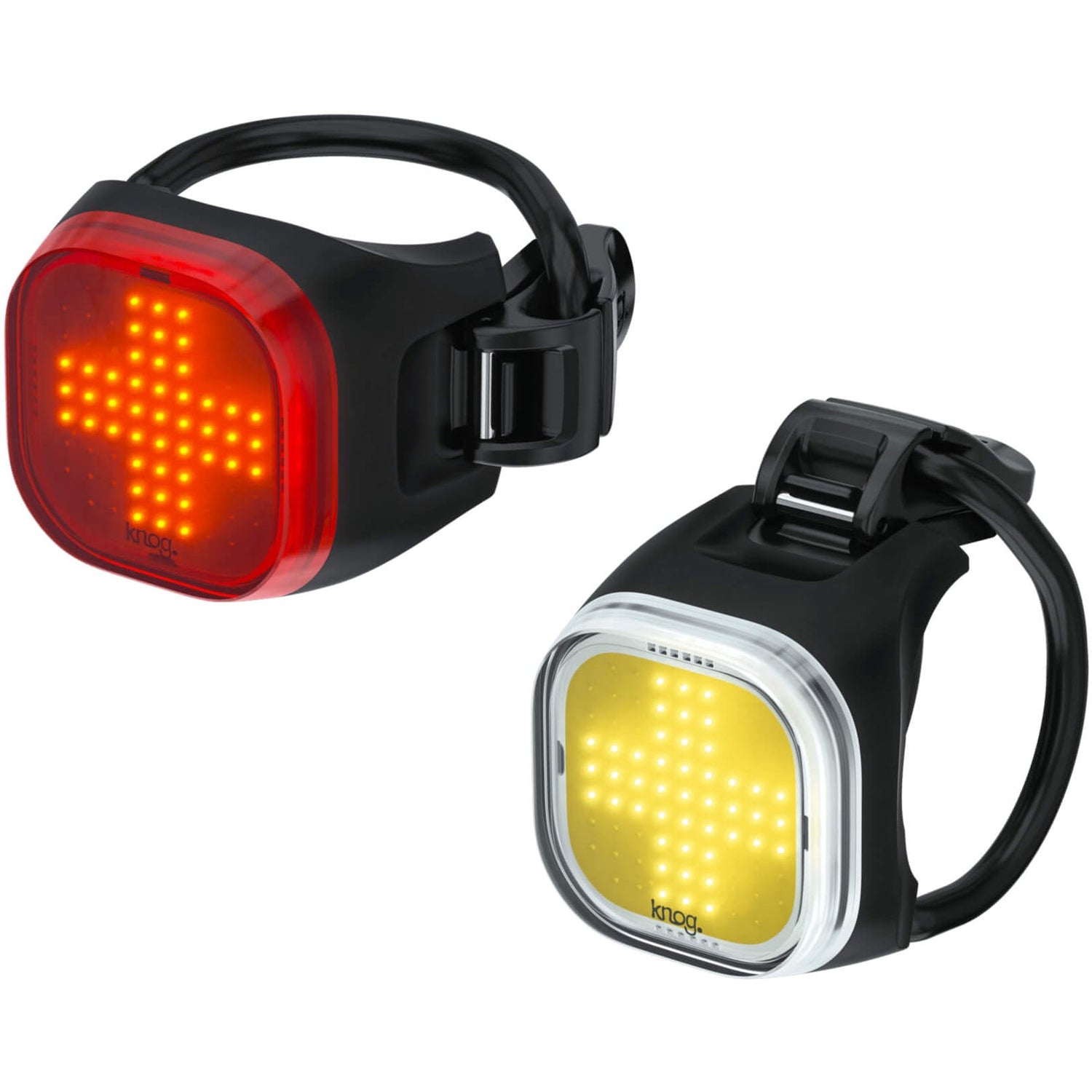 Knog Blinder Mini Cross Twinpack Bike Light - Black