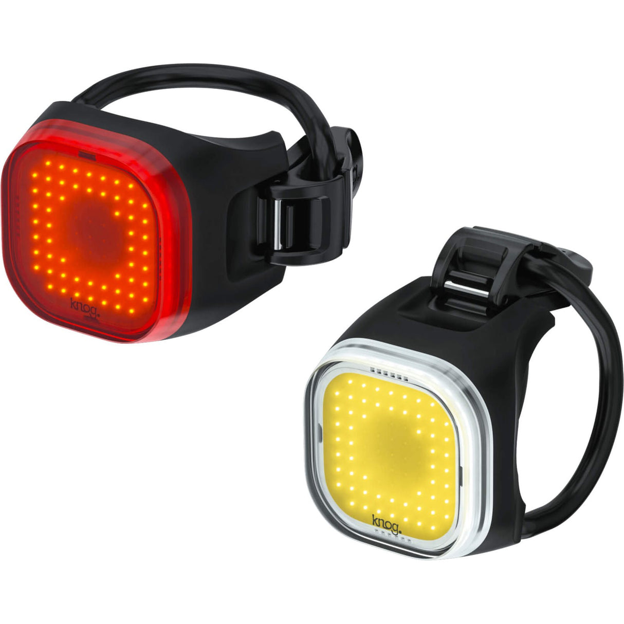 Knog Blinder Mini Square Twinpack Bike Light - Black