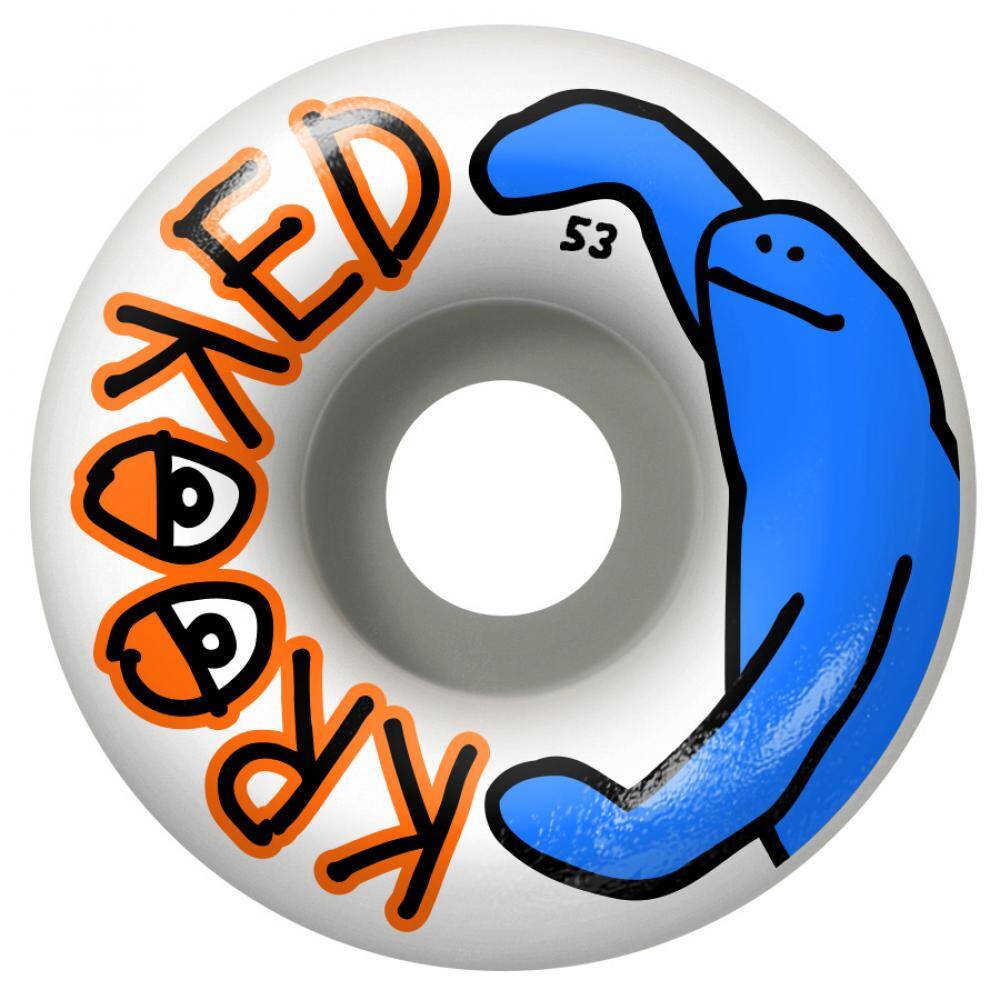 Krooked Shmooday Complete Skateboard - Orange 7.75''