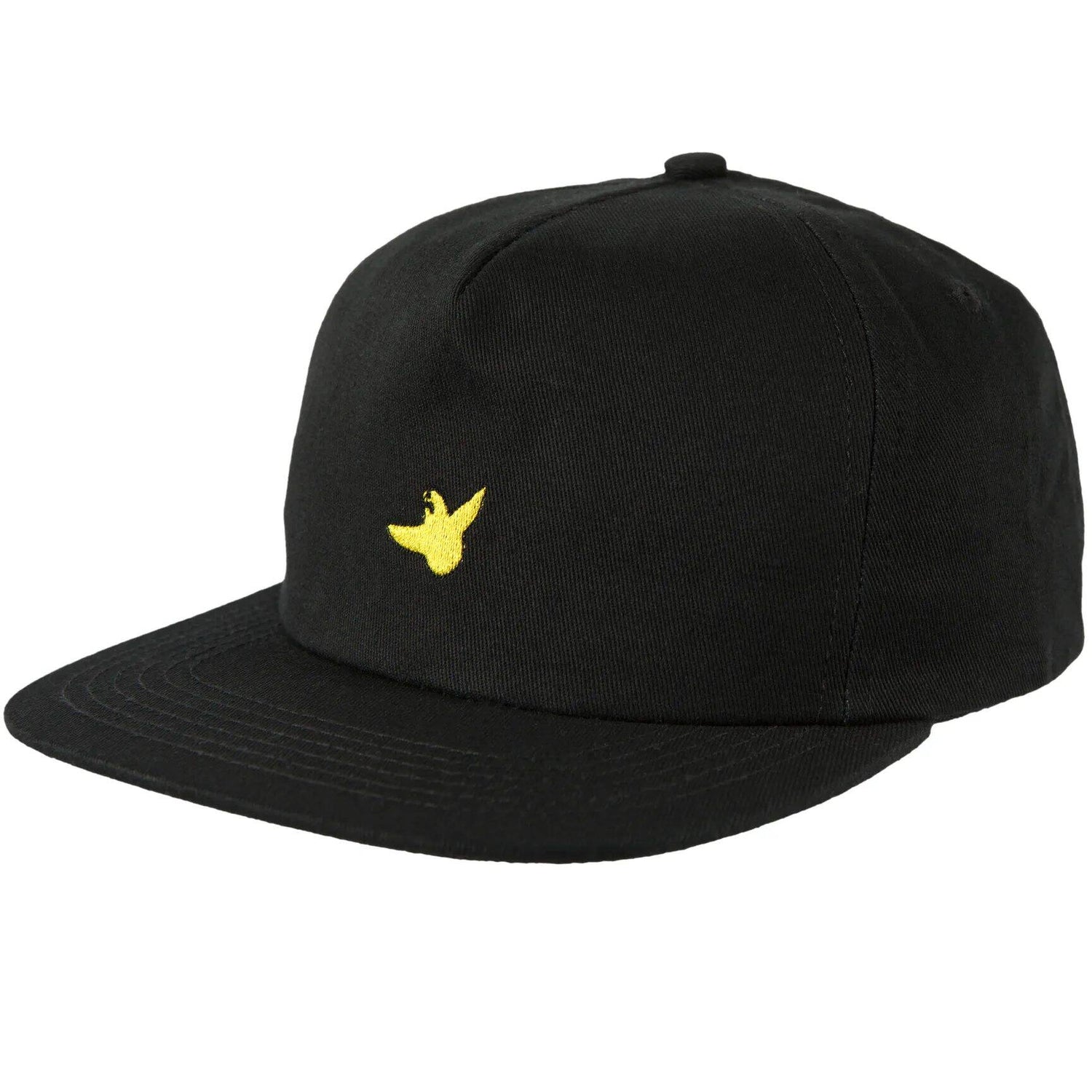 Krooked OG Bird Snapback Cap - Black/Yellow