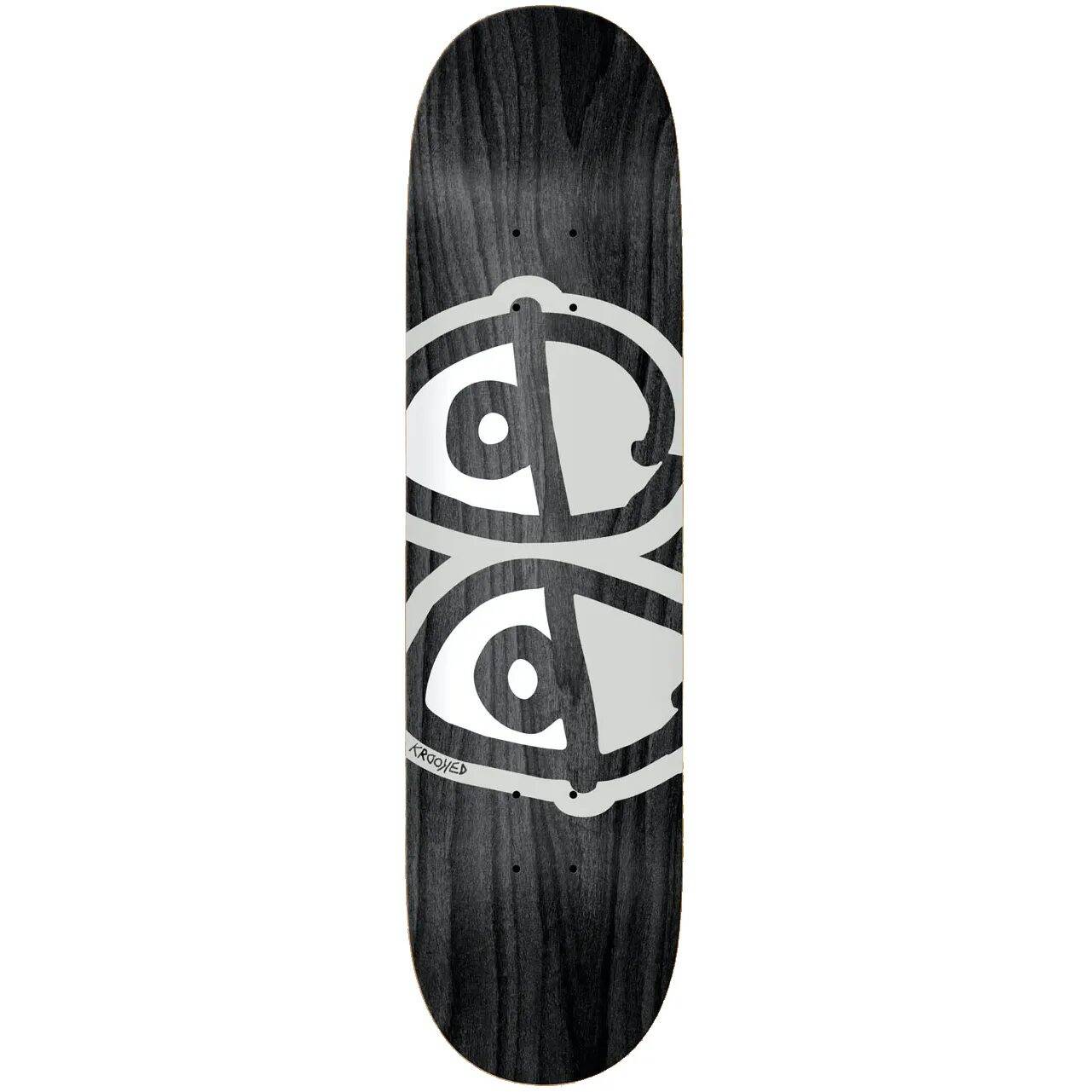 Krooked Team Eyes Skateboard Deck - Assorted Stain 8.38''