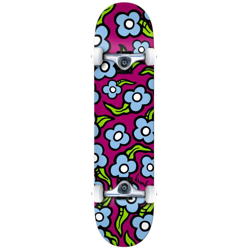 Krooked Wildstyle Complete Skateboard - Purple/Blue 7.75"