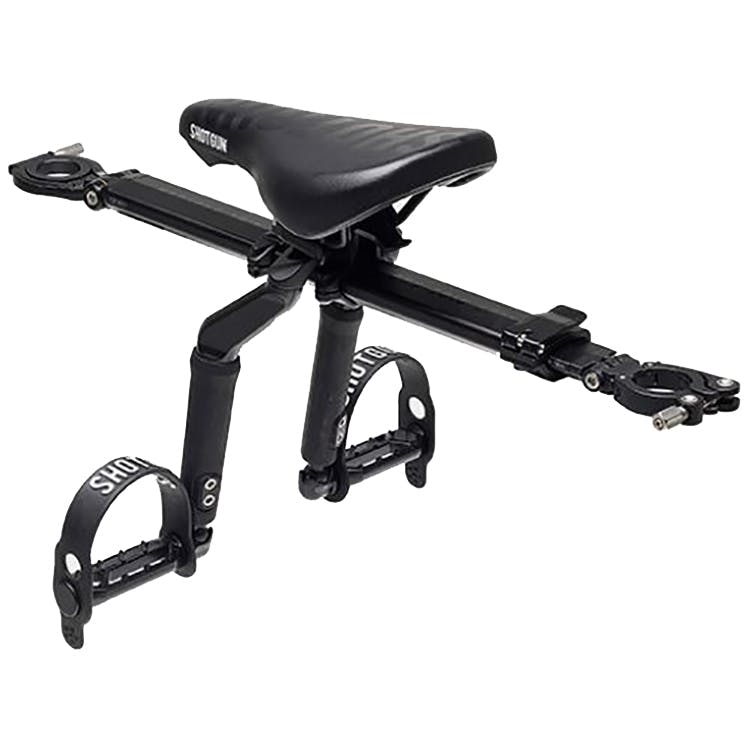 Kids Ride Shotgun Kids Front Mounted Pro Seat - Black