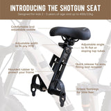Kids Ride Shotgun Kids Front Mounted Seat - Black