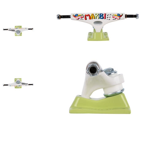 Krux DLK K5 Marbie Miller Skateboard Trucks - White 8.25"