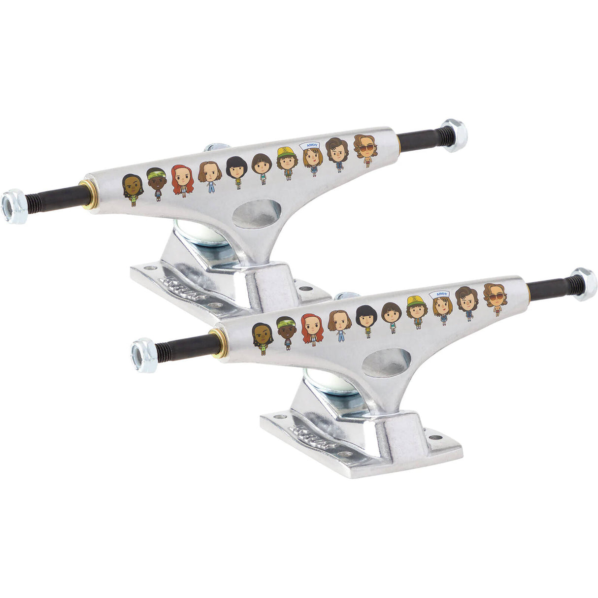 Krux x Stranger Things K5 Polished Crew Skateboard Trucks - 8"
