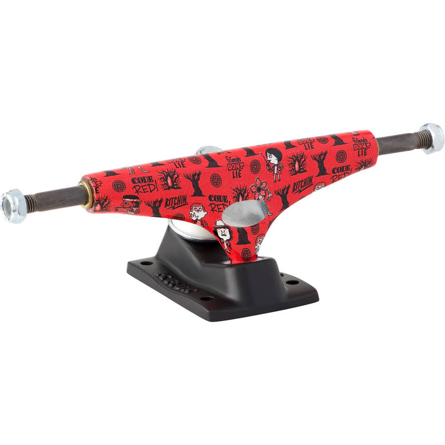 Krux x Stranger Things K5 Code Red Skateboard Trucks - 8.25"