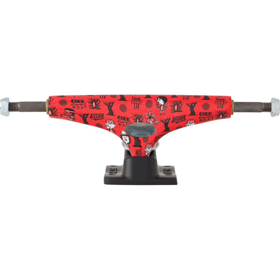 Krux x Stranger Things K5 Code Red Skateboard Trucks - 8.25"