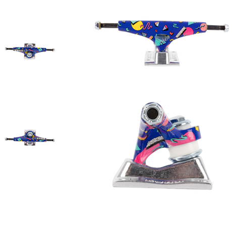 Krux K5 DLK 90s Skateboard Trucks - Multi 8.25"