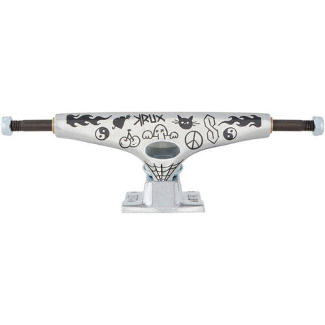 Krux K5 Doodle Skateboard Trucks - Silver 8.5"