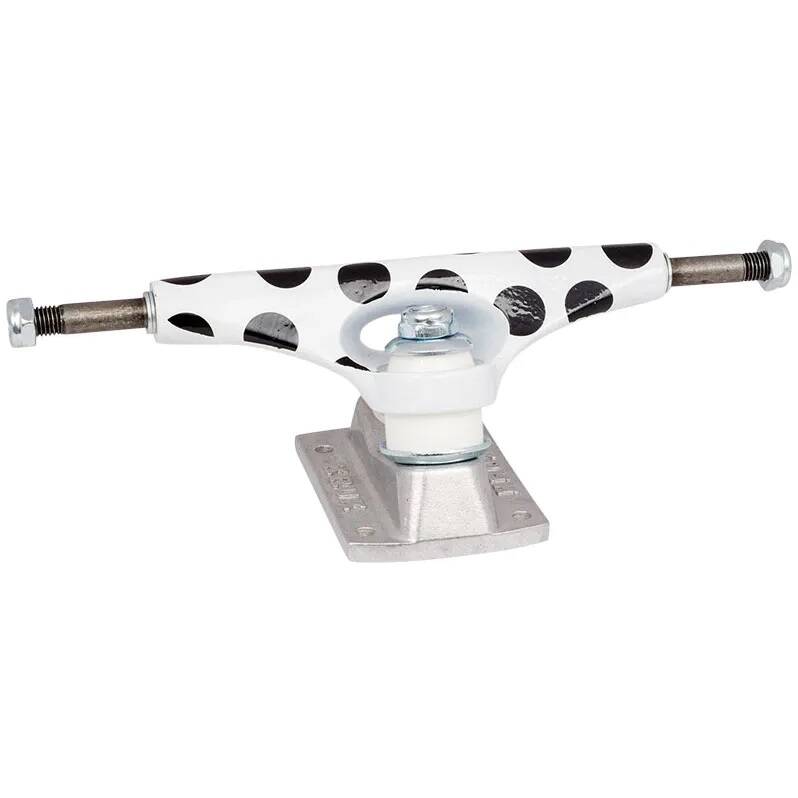 Krux Polka Dot Skateboard Trucks - Black/White 8.25''