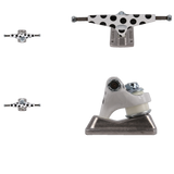 Krux Polka Dot Skateboard Trucks - Black/White 8.25''