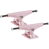 Krux K5 Krome Hint of Rose DLK Skateboard Trucks - Gold 8.25"