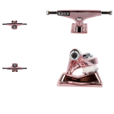 Krux K5 Krome Hint of Rose DLK Skateboard Trucks - Gold 8.25"