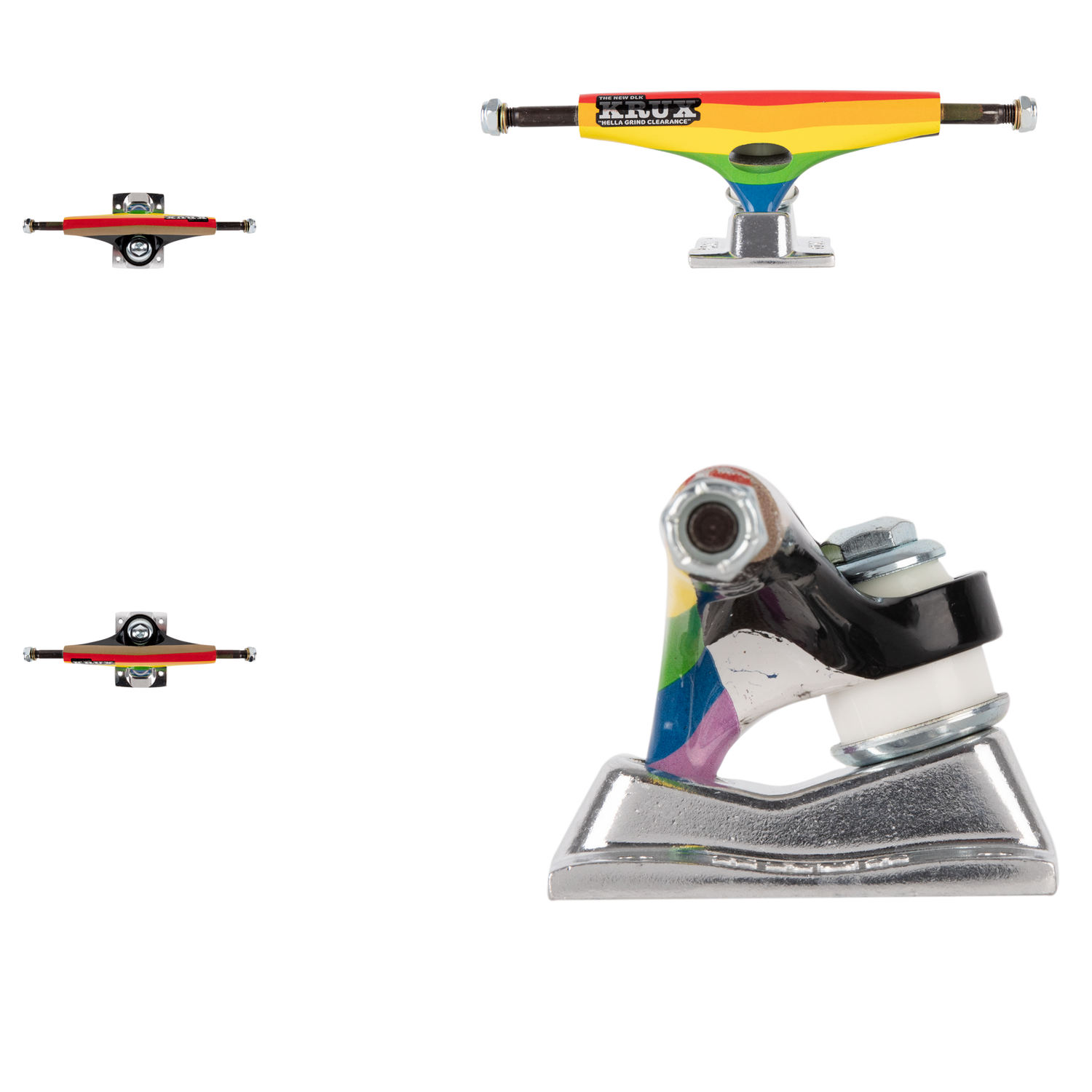 Krux K5 DLK Skateboard Trucks - Rainbow 2 8''