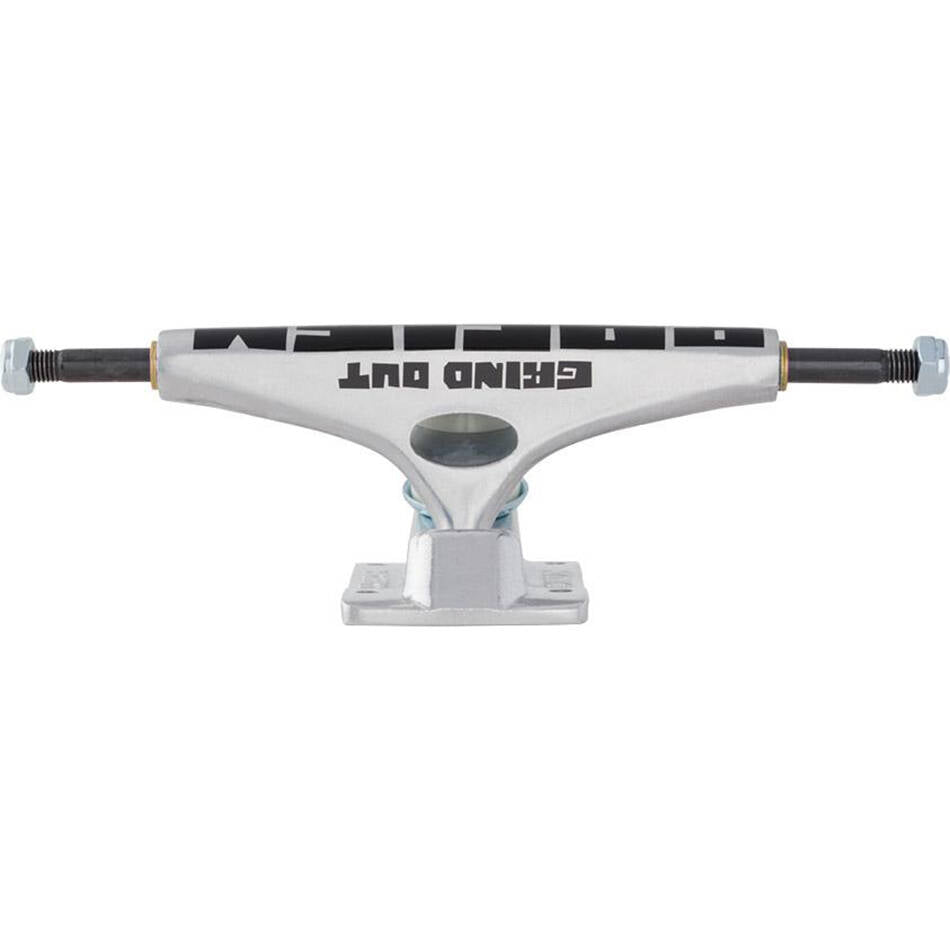 Krux K5 Grind Out Racism DLK Skateboard Trucks - Silver 7.6''