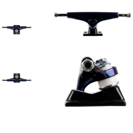 Krux Krome Chameleon 2 Skateboard Trucks - Blue 8''