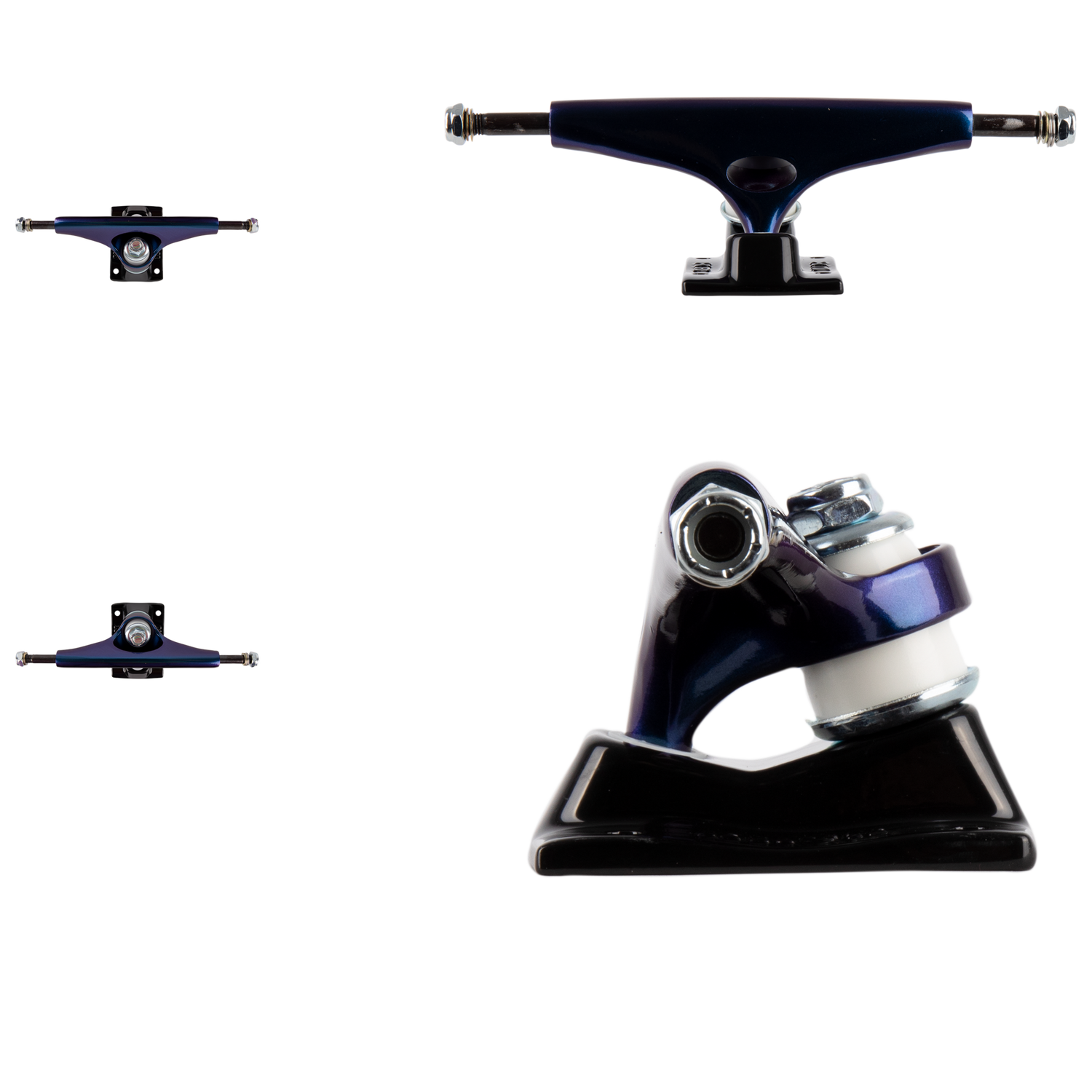 Krux Krome Chameleon 2 Skateboard Trucks - Blue 8.25''