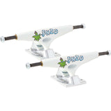 Krux Enzo Cautela K5 DLK Pro Skateboard Trucks - White/Silver 8"