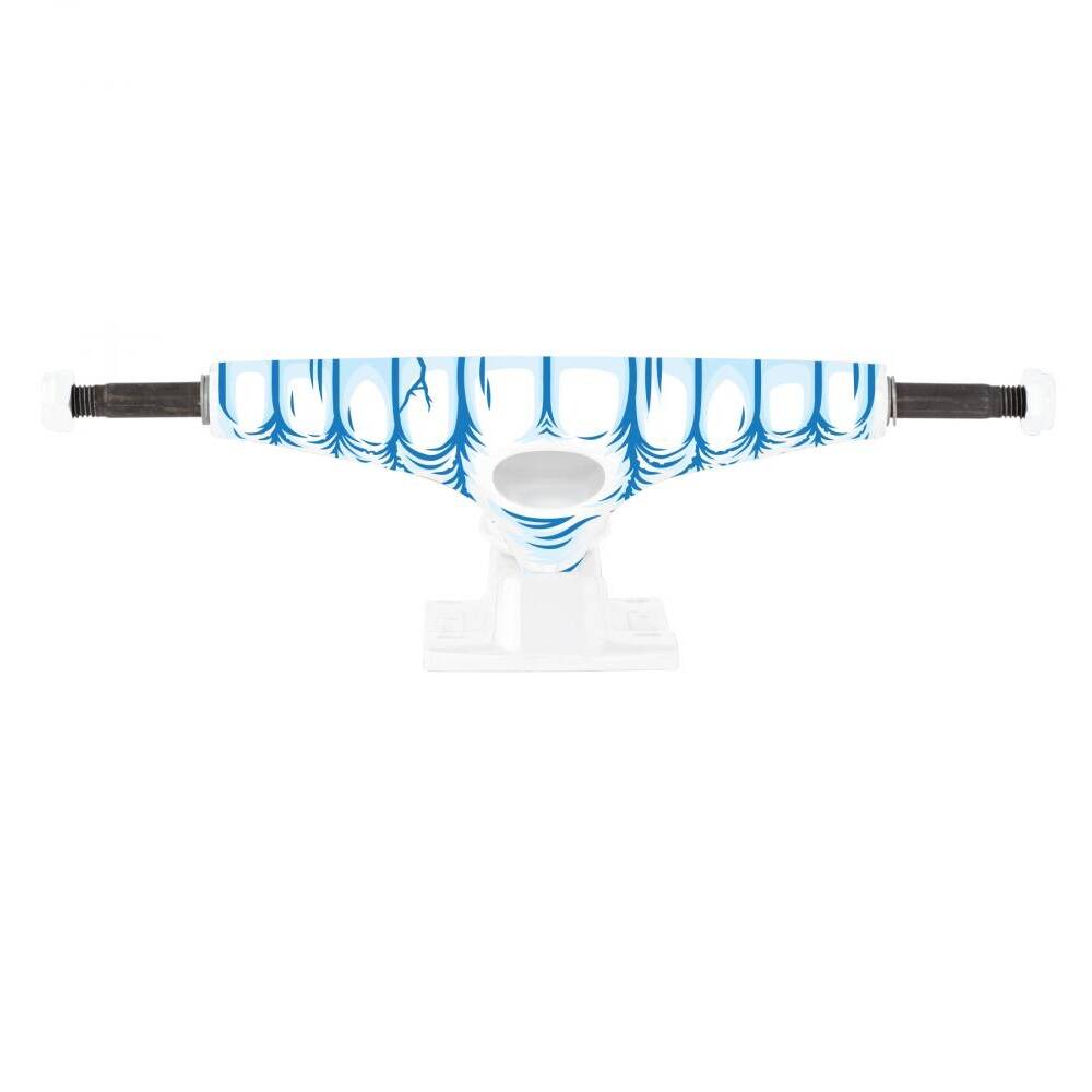 Krux K5 Chompers DLK Skateboard Trucks - Blue/Silver 8.25"