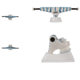 Krux K5 Chompers DLK Skateboard Trucks - Blue/Silver 8.25"