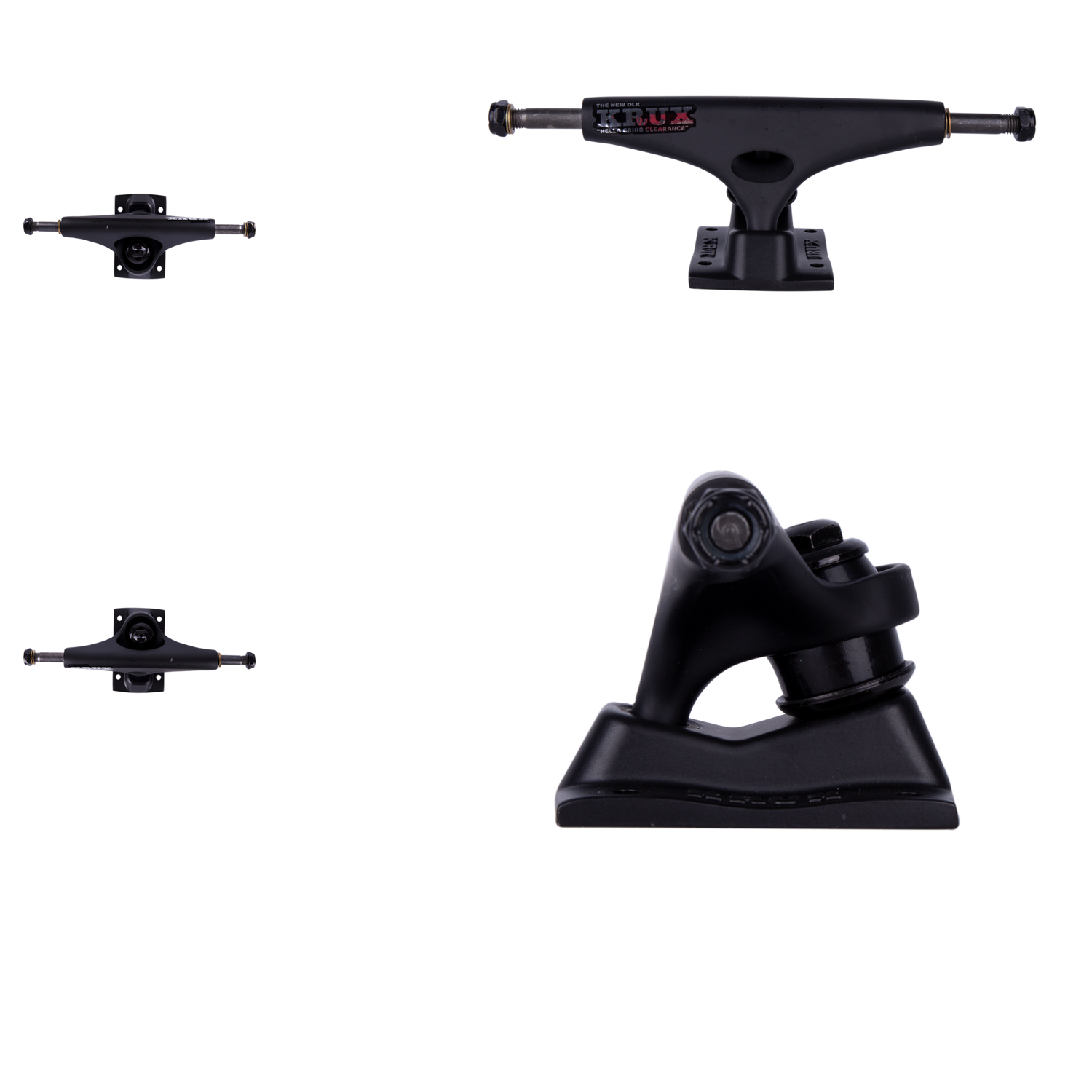 Krux K5 DLK Black Widow Skateboard Trucks - Black 9''
