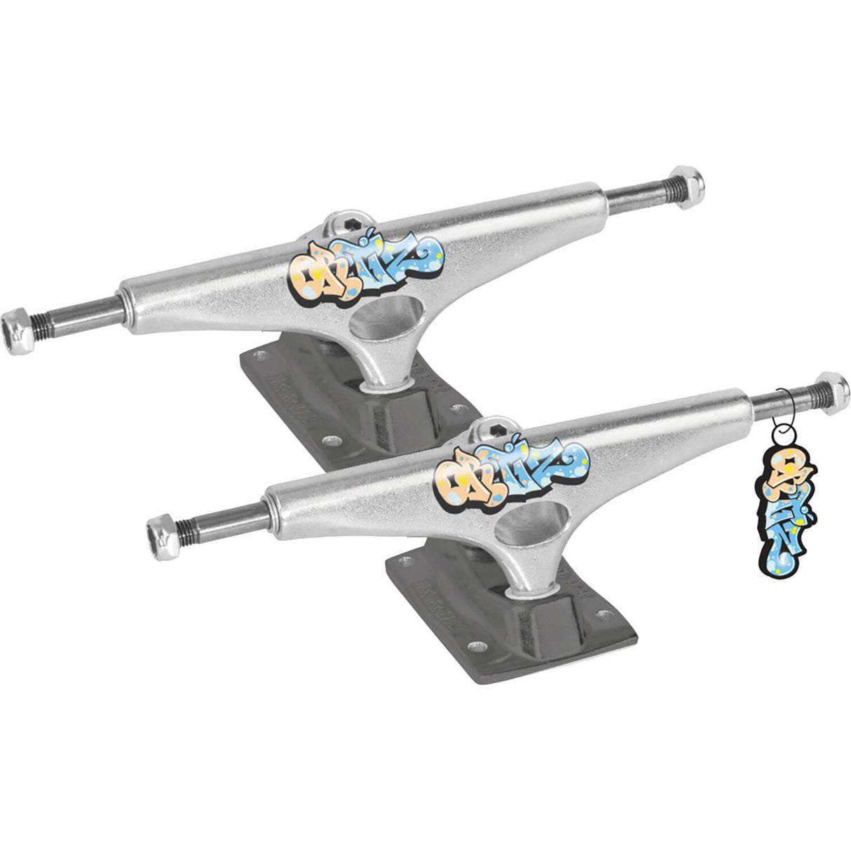 Krux K5 Chaz Ortiz DLK Standard Skateboard Trucks - Silver 8.25''