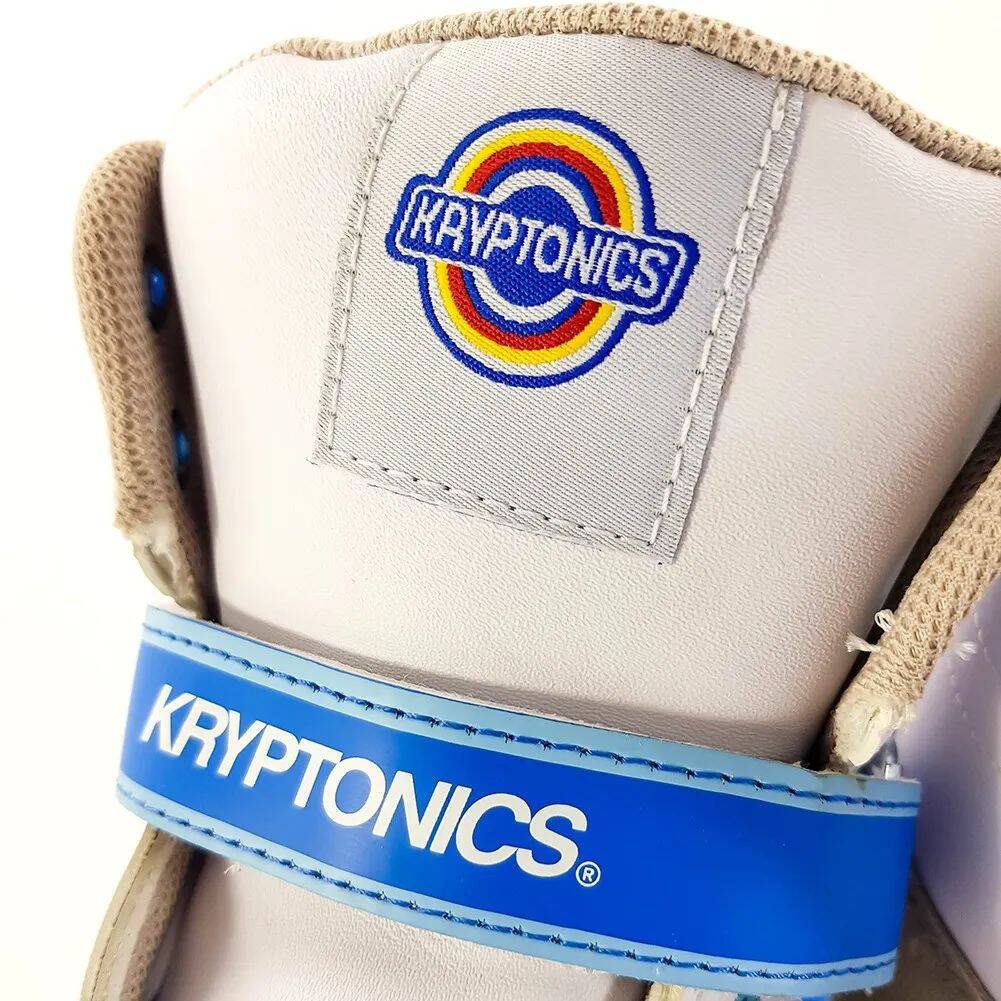 Kryptonics Blitz Quad Roller Skates - White/Blue