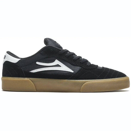 Lakai Cambridge Skate Shoes - Black/Gum Suede UK 10