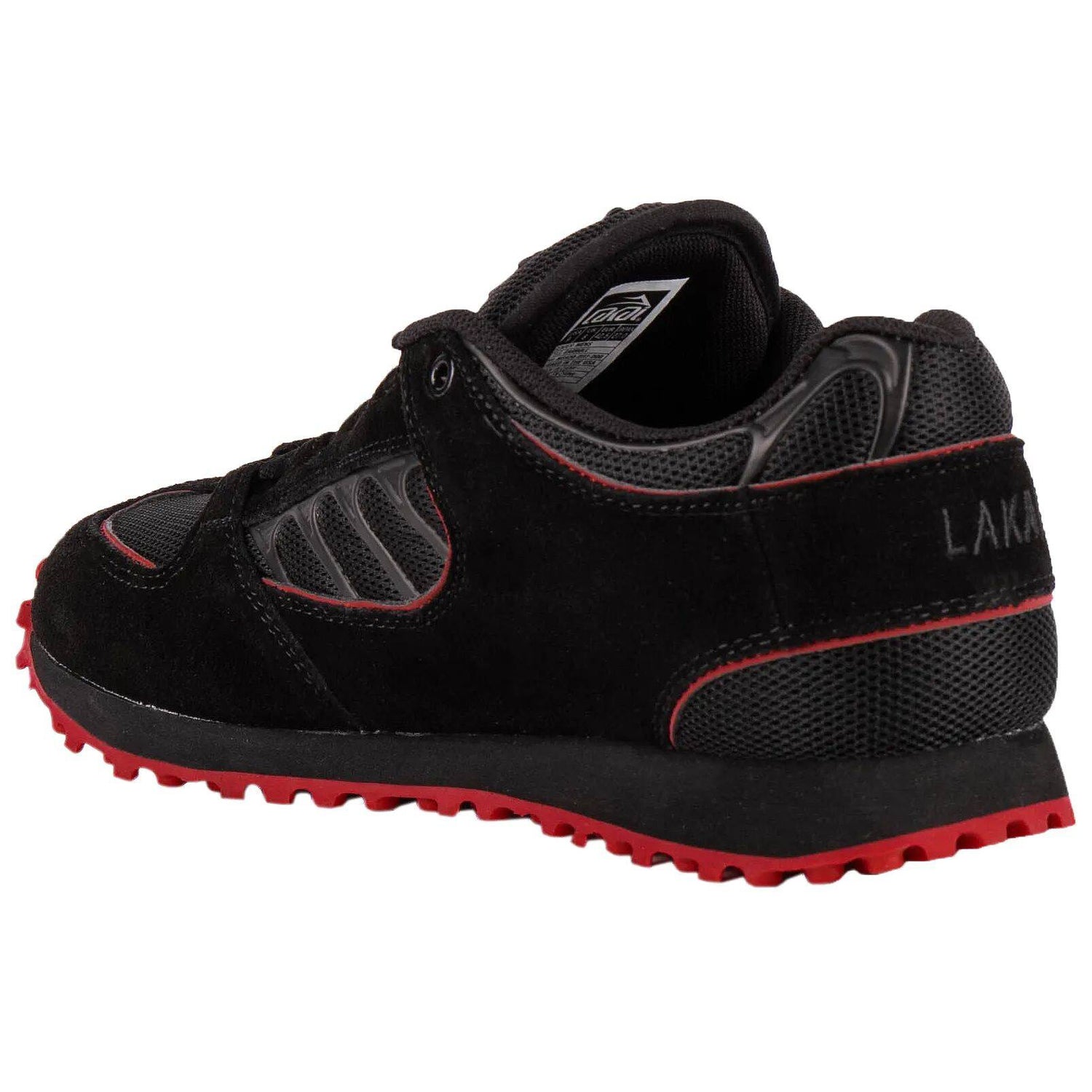 Lakai Carroll x Thrasher x Vibram Skate Shoes - Black/Red Suede