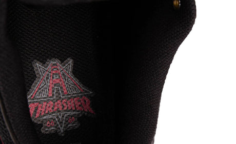 Lakai Carroll x Thrasher x Vibram Skate Shoes - Black/Red Suede