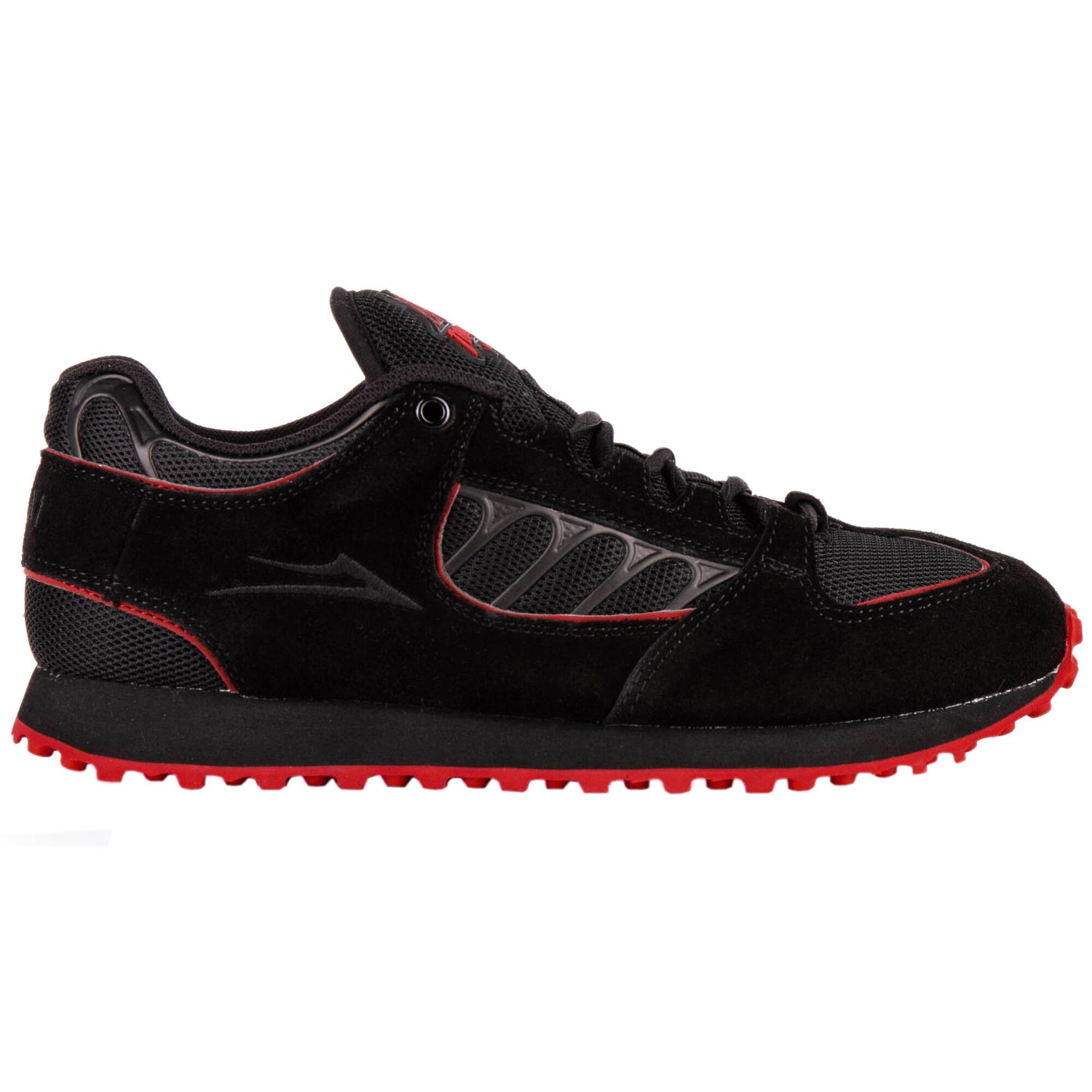Lakai Carroll x Thrasher x Vibram Skate Shoes - Black/Red Suede UK 8