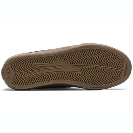 Lakai Griffin Skate Shoes - Black/Gum Suede
