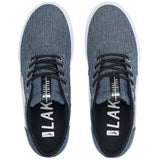Lakai Griffin Textile Skate Shoes - Black Two Tone Textile