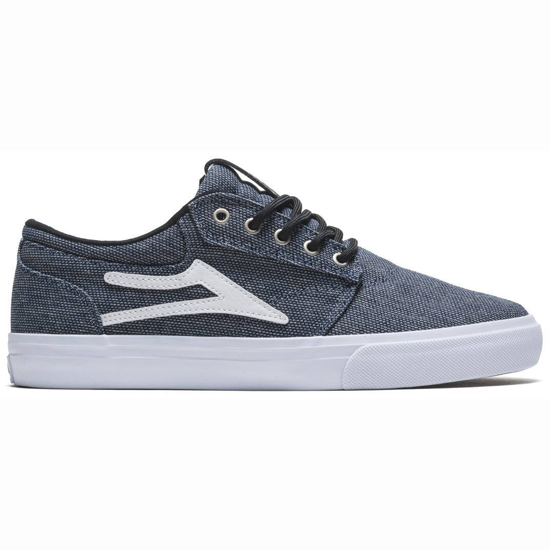 Lakai Griffin Skate Shoes - Black Two Tone Textile UK 7