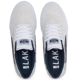 Lakai Manchester Skate Shoes - White/Navy Suede