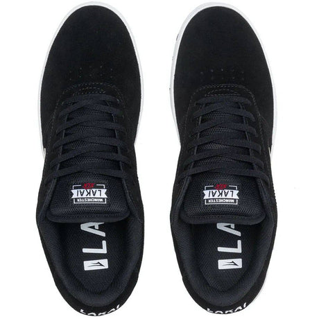 Lakai Manchester XLK Skate Shoes - Black/Gold Suede