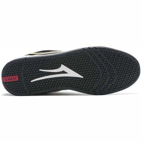 Lakai Manchester XLK Skate Shoes - Black/Gold Suede