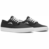 Lakai Oxford Skate Shoes - Black Canvas