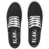 Lakai Oxford Skate Shoes - Black Canvas