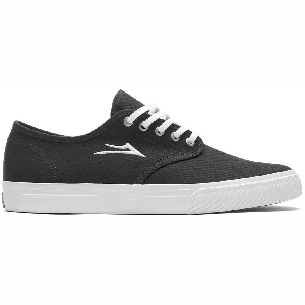 Lakai Oxford Skate Shoes - Black Canvas UK 7