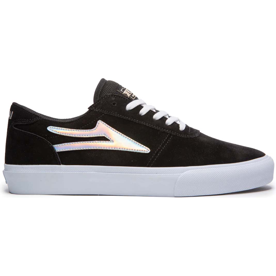 Lakai Manchester Skate Shoes - Black Cosmic Suede