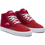 Lakai Riley 3 High Skate Shoes - Red Suede