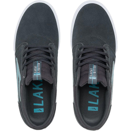 Lakai Griffin Skate Shoes - Charcoal/Nile Suede