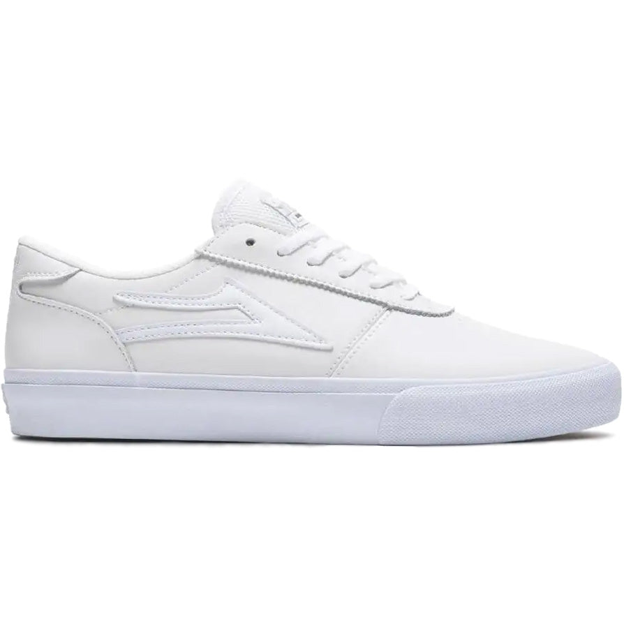 Lakai Manchester Skate Shoes - White Leather