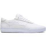 Lakai Manchester Skate Shoes - White Leather
